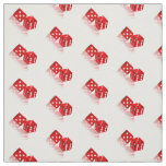 Las Vegas Red Dice Fabric