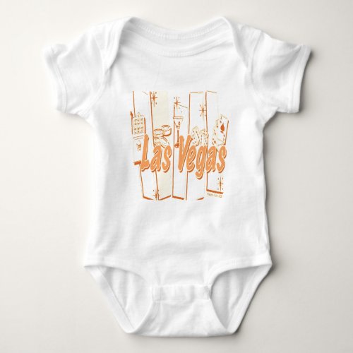 Las Vegas Retro Baby Bodysuit