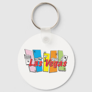 Las-Vegas-Retro Keychain