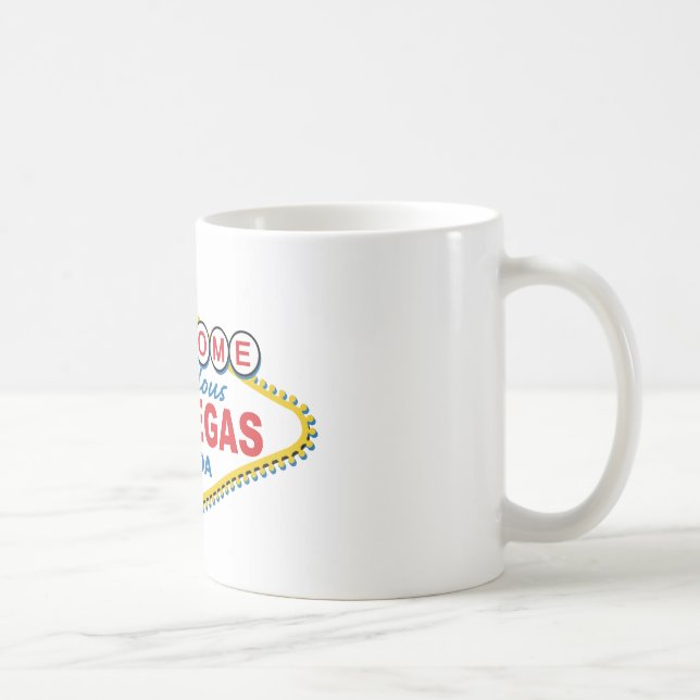 Las Vegas Retro Sign Coffee Mug (Right)