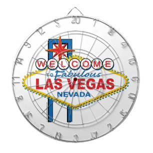 Las Vegas Retro Sign Dart Board