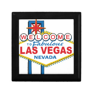 Las Vegas Retro Sign Jewelry Box