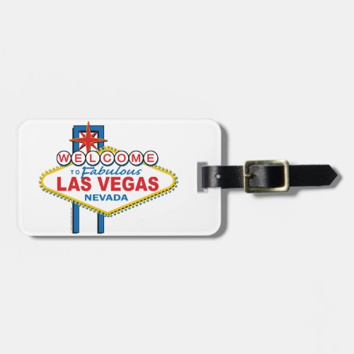 Las Vegas Retro Sign Luggage Tag