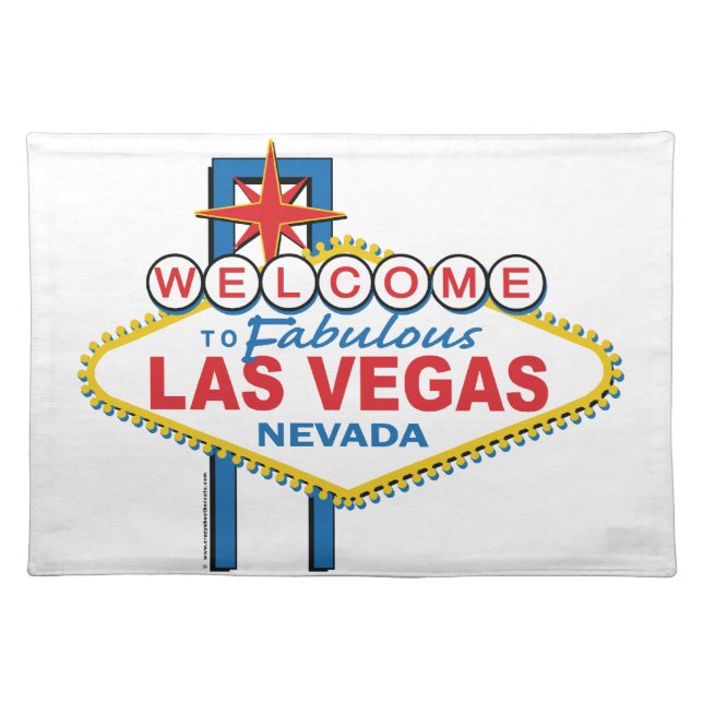 Las Vegas Retro Sign Placemat (Front)