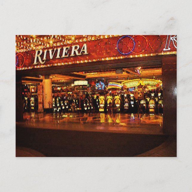 Las Vegas Riviera postcard (Front)