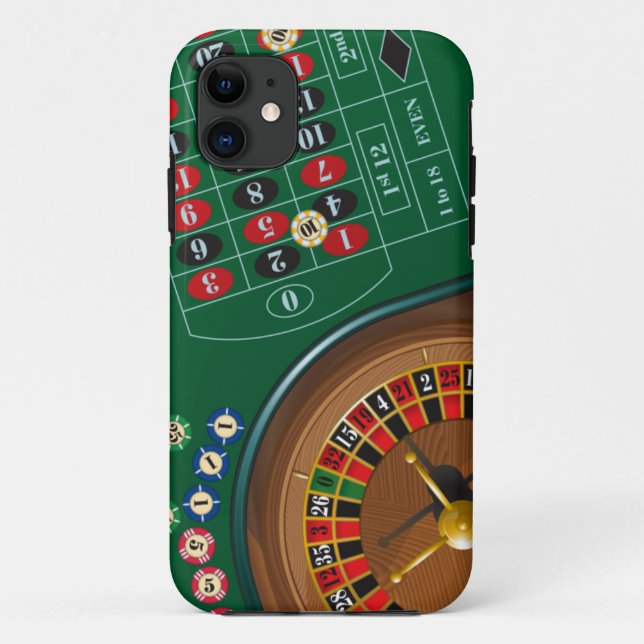 Las Vegas Roulette Casino Gambling Table Case-Mate iPhone Case (Back)