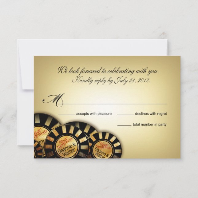 Las Vegas RSVP (contact me to personalize 4u) (Front)