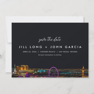 Las Vegas Save the Date Invitation