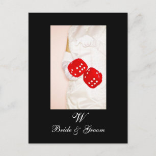 Las Vegas Save The Date Postcards Monograms