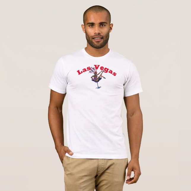  Las Vegas Showgirl   T-Shirt (Front Full)