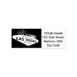 Las Vegas Sign 2.15" x 0.78" Custom Address Stamp