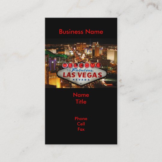 Las Vegas Sign Business Cards