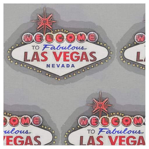 Las Vegas Sign Fabric