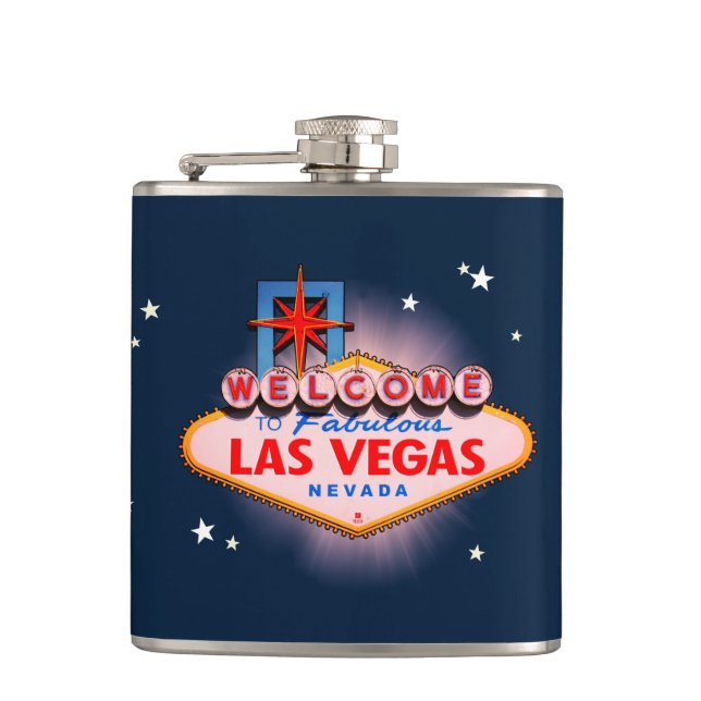 Las Vegas Sign Flask (Front)