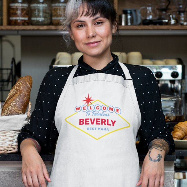 Las Vegas Sign Funny Adult Apron (Creator Uploaded)