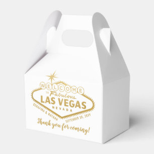 Las Vegas Sign Hangover Recovery Kit Favor Boxes