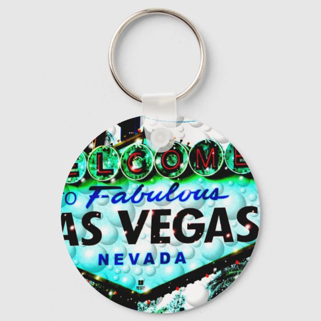 Las Vegas Sign Keychain (Front)