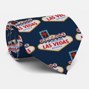Las Vegas Sign Neck Tie by aura2000 at Zazzle
