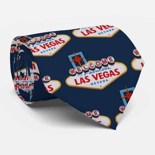 Las Vegas Sign Neck Tie (Rolled)