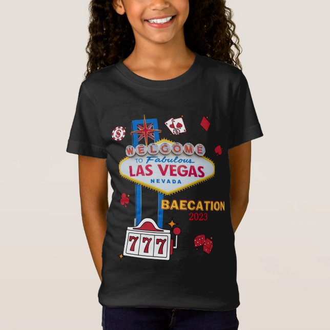Las Vegas Sign Nevada Baecation Group Matching T-S T-Shirt (Front)