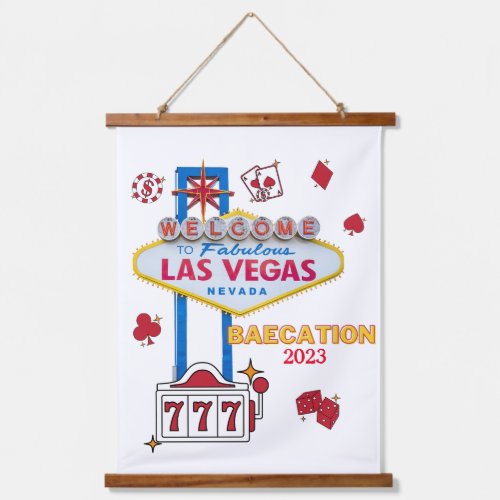 Las Vegas Sign Nevada Baecation  Hanging Tapestry