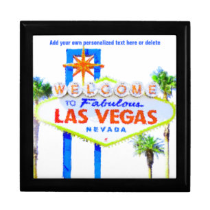 Las Vegas Sign on The Strip Keepsake Box