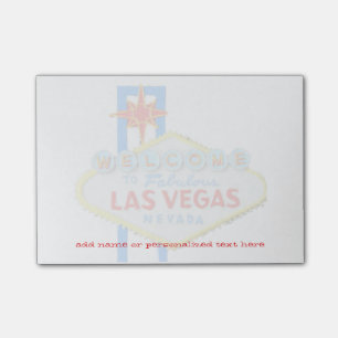 Las Vegas Sign personalized sticky notes