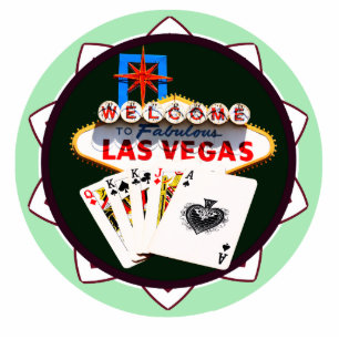 Las Vegas Sign Poker Chip Ornament