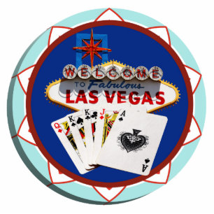 Las Vegas Sign Poker Chip Ornament