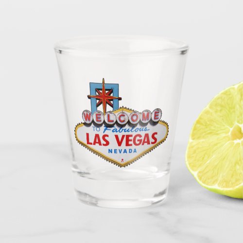 Las Vegas Sign Shot Glass