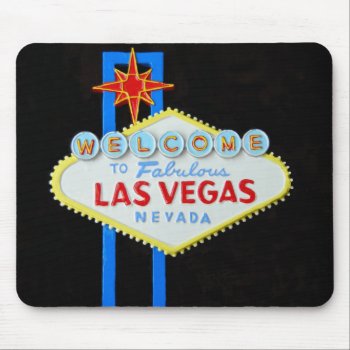Las Vegas Sign Solo Mouse Pad by Rebecca_Reeder at Zazzle