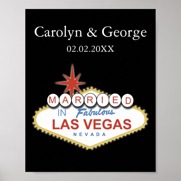 las vegas signboard poster