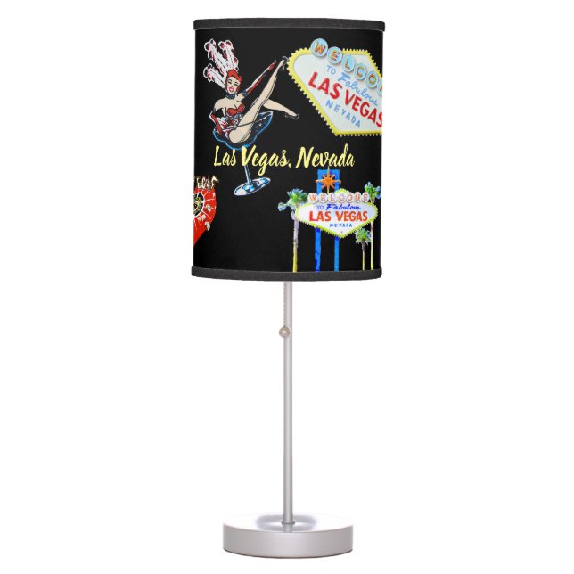 Las Vegas Signs Table Lamp (Front)