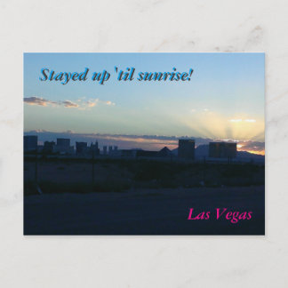 Las Vegas Silhouette - Post Card