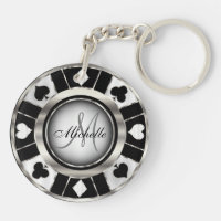 Las Vegas Casino 5 Charm Keychain