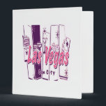 Las Vegas Sin City Abstract 3 Ring Binder<br><div class="desc">Las Vegas Design</div>