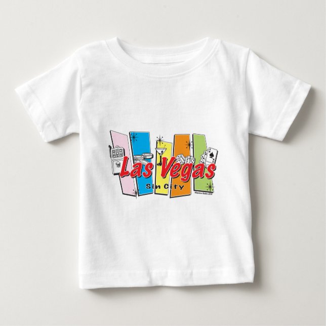 Las-Vegas-Sin-City Baby T-Shirt (Front)