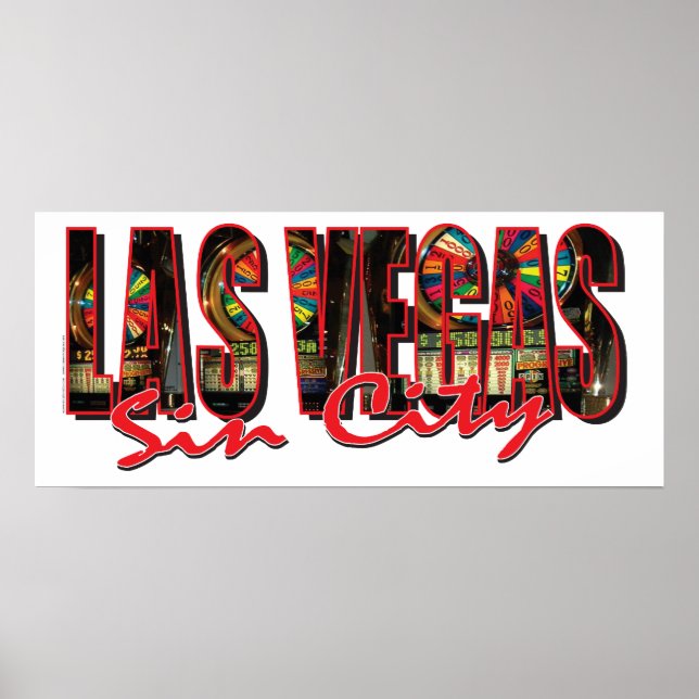 Las Vegas Sin City Poster (Front)