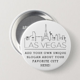 Las Vegas Skyline Custom Slog Button
