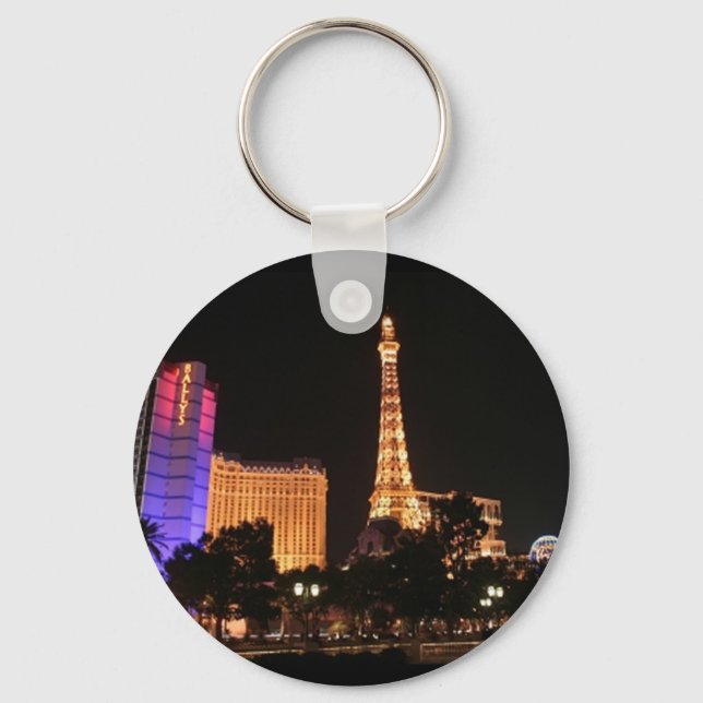 Las Vegas Skyline Keychain (Front)