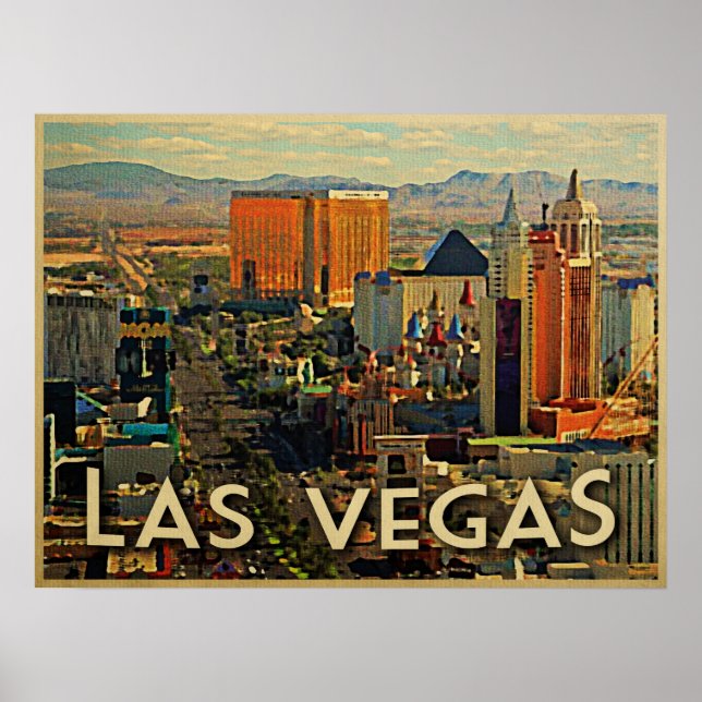 Las Vegas Skyline Poster (Front)