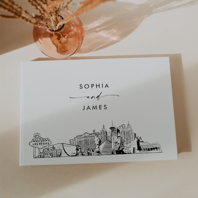 Las Vegas Skyline Wedding Guest Book (Creator Uploaded)