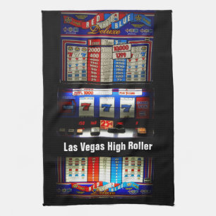 Las Vegas Slot Machine High Roller Towel