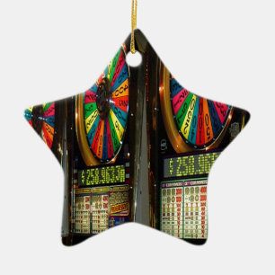 Las Vegas Slot Machines Ceramic Ornament