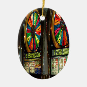 Las Vegas Slot Machines Ceramic Ornament
