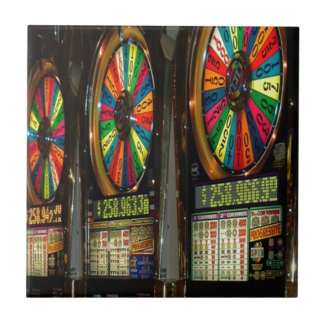 Las Vegas Slot Machines Tile (Front)