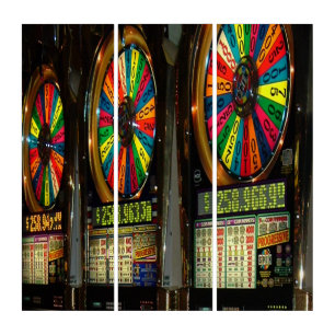 Las Vegas Slot Machines Triptych