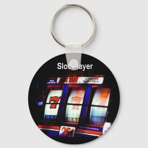 Las Vegas Slot Player 777 Keychain
