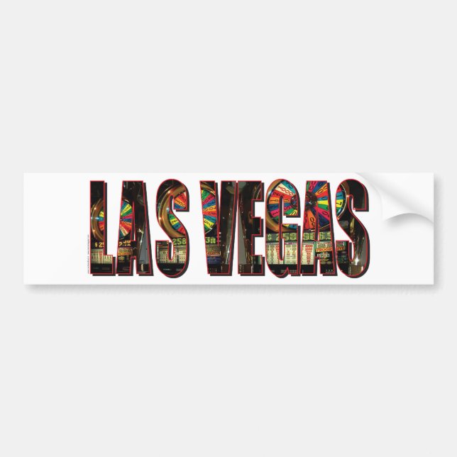 Las Vegas Slots Bumper Sticker (Front)