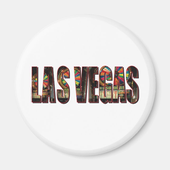Las Vegas Slots Magnet (Front)